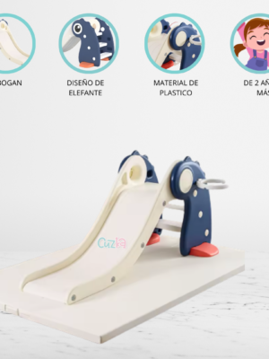 Tobogán con Aro de Baloncesto para Niños «VALANGA» Blue