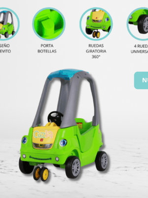 Carro Huevito con Empujador «SPINTORE» Green