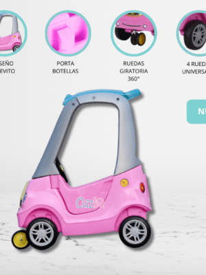 Carro Huevito con Empujador «SPINTORE» Pink