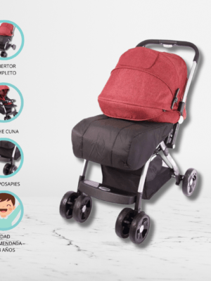 Coche Cuna de Paseo «KUPER» Red
