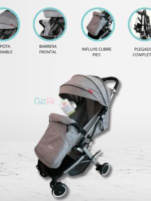 Coche Maleta para Bebé «ARIA» Gray