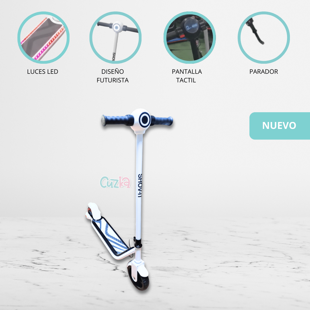Scooter Eléctrico para Niños «MOVILE» White - Imagen 3