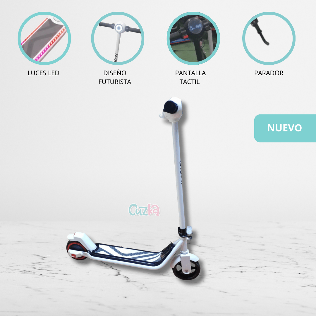 Scooter Eléctrico para Niños «MOVILE» White - Imagen 2