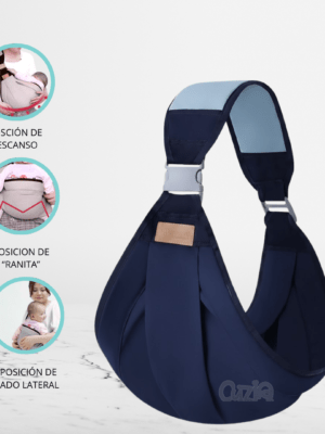 Canguro Ergonómico para Bebé «FULAR» Navy Blue