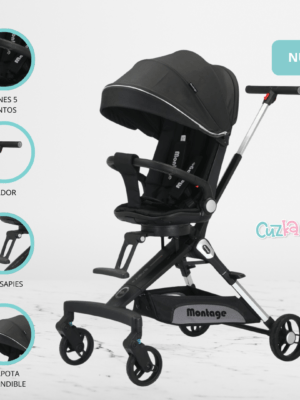 Coche de paseo para Bebé «BOOMPER» Black