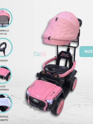 Correpasillo a Batería para Niño «TOYOTA» Pink