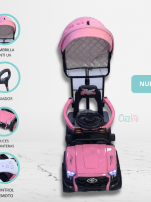 Correpasillo a Batería para Niño «TOYOTA» Pink
