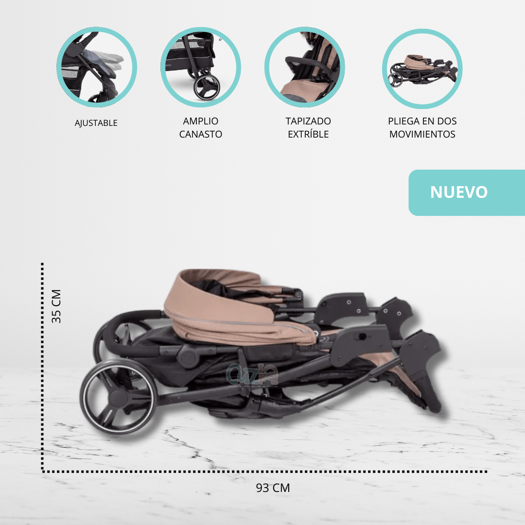 Coche Deportivo con Accesorios «CITY TRAVEL V3 »Vison - Imagen 6