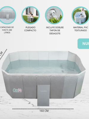 Piscina Plegable para Niños «CARIBE» Gray