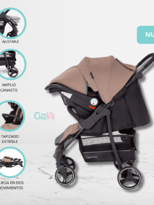 Coche Deportivo con Accesorios «CITY TRAVEL V3 »Vison