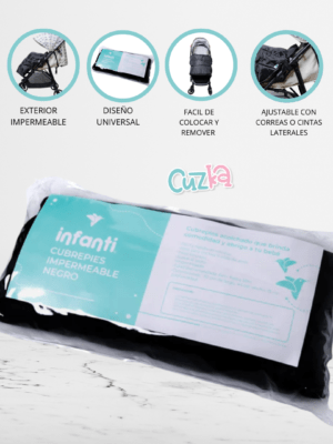 Cubrepies Impermeable para Coche «COVER» Black