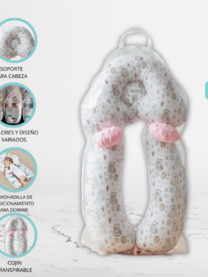 Almohada Antivuelco para Bebé «ROULE» Pink