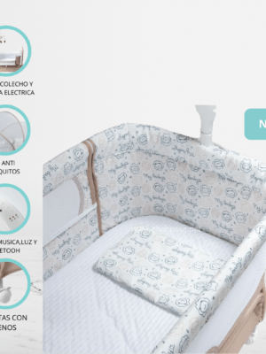 Cuna Colecho Mecedora «SEREN» Beige