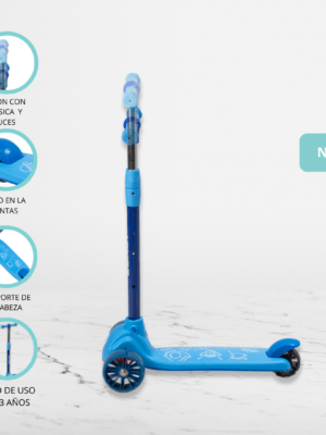 Scooter Unidireccional para Niños «ROLLER» Blue