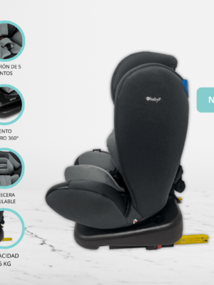 Silla de Auto con Sistema Isofix «LEXA» Gray