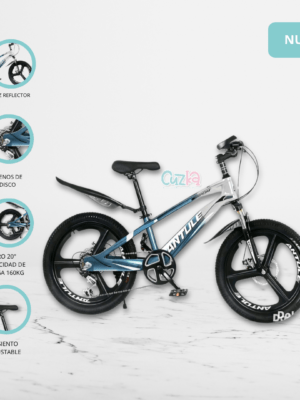 Bicicleta Aro 20 con Estructura de Titanio  «MAGNUM» Blue