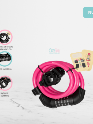 Cadena de Seguridad con Clave Numérico «AXIS» Pink