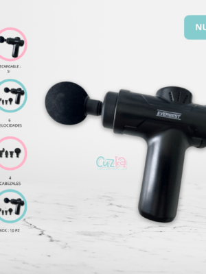 Pistola Masajeador Muscular «MASSAGE» Black