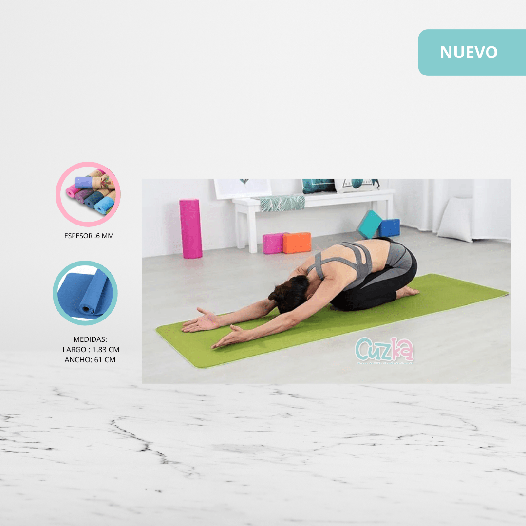 Manta de Yoga Antideslizante «FITNESS» Green - Imagen 3