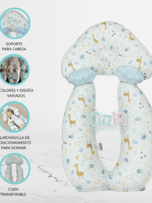 Almohada Antivuelco para Bebé «ROULE»  sky blue