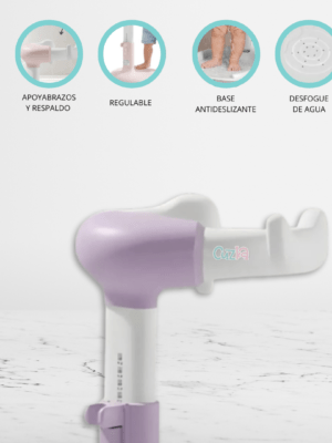 Soporte de Ducha para Bebé «TIBOO» Purple