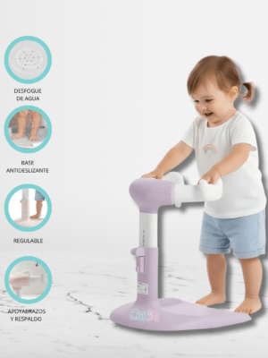 Soporte de Ducha para Bebé «TIBOO» Purple