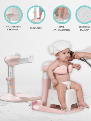 Soporte de Ducha para Bebé «TIBOO» Pink
