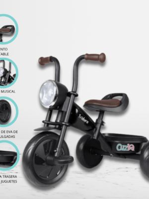 Triciclo Aerodinámico para Niños «TRIDURO» Black
