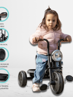 Triciclo Aerodinámico para Niños «TRIDURO» Black